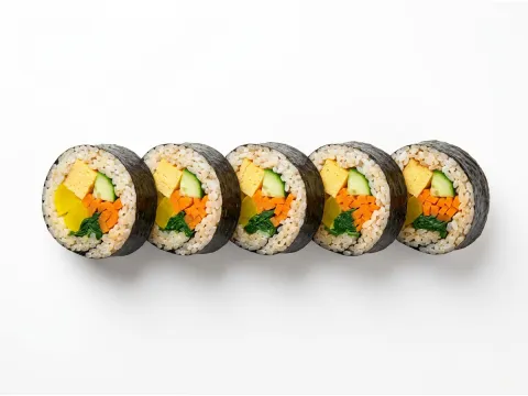 Futomaki ar dārzeņiem — Veģetārie suši