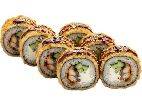 Tempura rullis ar krabi — Tempura rulli